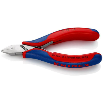 Draper 77 52 115 KNIPEX 77 52 115 Electronics Diagonal Cutter, 115mm - Code: 19800 - Pack Qty 1