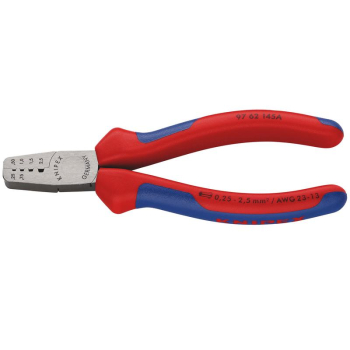 Draper 97 62 145 A KNIPEX 97 62 145 A Crimping Pliers for Wire Ferrules, 145mm - Code: 20001 - Pack Qty 1