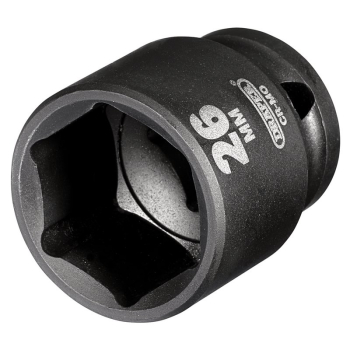 Draper 410MM Draper Hi-TORQ® Impact Socket, 1/2 inch  Sq. Dr., 26mm - Code: 20188 - Pack Qty 1