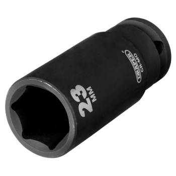 Draper 410D-MM Draper Hi-TORQ® Deep Impact Socket, 1/2 inch  Sq. Dr., 23mm - Code: 20192 - Pack Qty 1