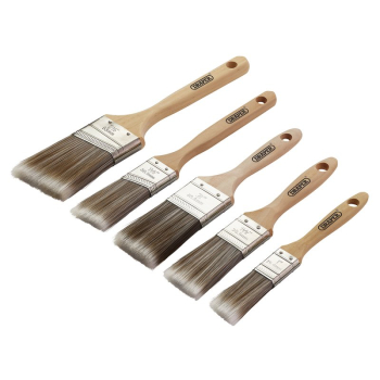Draper PB-A/WOOD-5PC Wood Handle Paint Brush Set (5 Piece) - Code: 20445 - Pack Qty 1