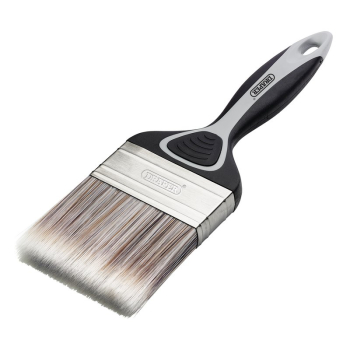 Draper PB-FLAT-80 Flat Paint Brush with Soft Grip, 80mm - Code: 20580 - Pack Qty 1