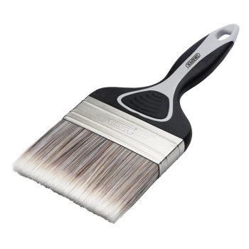 Draper PB-FLAT-100 Flat Paint Brush with Soft Grip, 100mm - Code: 20584 - Pack Qty 1