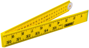 Draper PFR/1M Plastic Folding Rule, 1m - Code: 20700 - Pack Qty 1