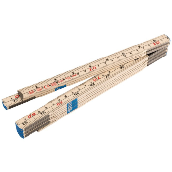 Draper FRW/III Folding Wood Rule, 2m - Code: 20703 - Pack Qty 1
