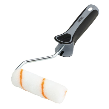 Draper ROLL-4PM Medium Pile Polyester Paint Roller with Soft Grip Handle, 4 inch /100mm - Code: 20792 - Pack Qty 1