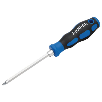 Draper 865/2 2-in-1 Reversible Blade Soft Grip Screwdriver, SL6/PZ2 x 175mm - Code: 21009 - Pack Qty 12