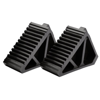Draper RWC2 Rubber Wheel Chocks, 6 Tonne (Pair) - Code: 21132 - Pack Qty 1
