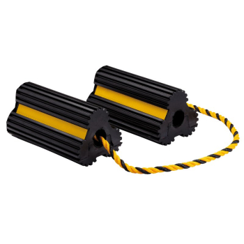 Draper RWC4 Heavy Duty Rubber Wheel Chocks, 3 Tonne (Pair) - Code: 21135 - Pack Qty 1