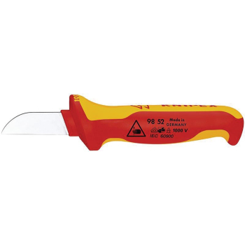 Draper 98 52 SB KNIPEX 98 52 VDE Cable Knife with Multi-Component Handle, 190mm - Code: 21489 - Pack Qty 1