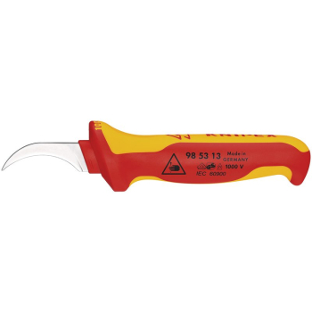 Draper 98 53 13 KNIPEX 98 53 13 VDE Stripping Knife with Multi-Component Handle, 190mm - Code: 21490 - Pack Qty 1