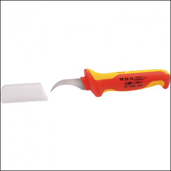 Draper 98 53 13 Knipex 98 53 13 Fully Insulated Dismantling Knife, 180mm - Code: 21490 - Pack Qty 1