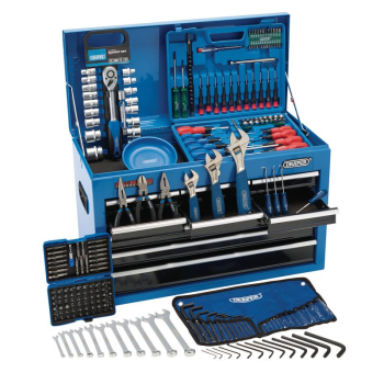 Draper COMBO Top Chest Tool Kit, 9 Drawer (216 Piece) - Code: 21548 - Pack Qty 1