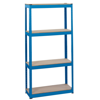 Draper MSU152 Steel Shelving Unit, 4 Shelves, L760 x W300 x H1520mm - Code: 21658 - Pack Qty 1
