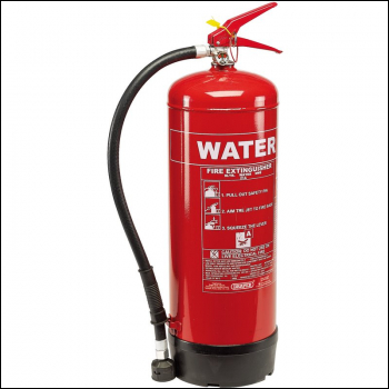 Draper FIRE5B Pressurized Water Fire Extinguisher, 9L - Code: 21675 - Pack Qty 1