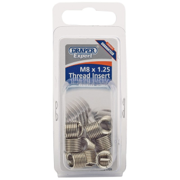 Draper ADHCK-A Metric Thread Insert Refill, M8 x 1.25 (Pack of 12) - Code: 21709 - Pack Qty 1
