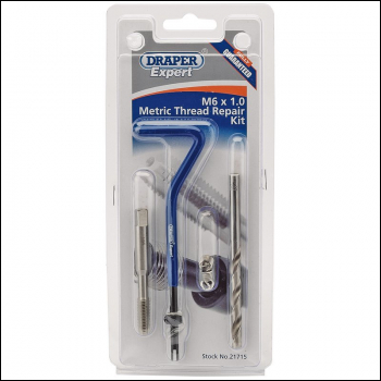 Draper DHCK-A Metric Thread Repair Kit, M6 x 1.0 - Code: 21715 - Pack Qty 1