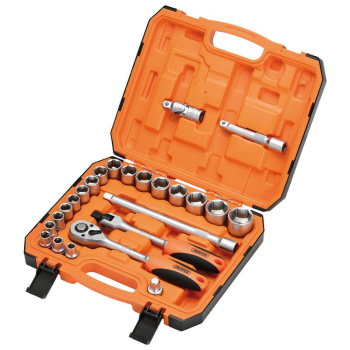 Draper BD24M-O HI-TORQ® 6 Point Socket Set, 1/2 inch  (24 Piece) - Code: 22112 - Pack Qty 1
