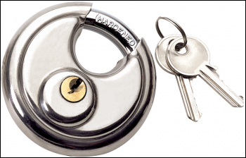 DRAPER Close Shackle Stainless Steel Padlock, 70mm - Pack Qty 1 - Code: 22157