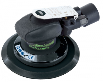 DRAPER Composite Body Dual Action Oil Free Air Sander (150mm) - Pack Qty 1 - Code: 22415