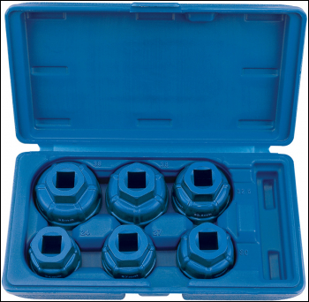 DRAPER 1/2 inch  Sq. Dr. Oil Filter Cap Socket Set (6 piece) - Pack Qty 1 - Code: 22491