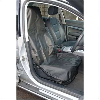 DRAPER Side Airbag Compatible Heavy Duty Front Seat Cover - Pack Qty 1 - Code: 22597