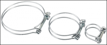 Draper ASHC3 Suction Hose Clamp, 75mm/3 inch  (Pack of 2) - Code: 22601 - Pack Qty 1