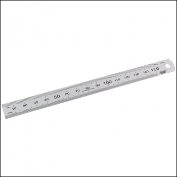Draper SSR6B Stainless Steel Rule, 150mm/ 6 inch  - Code: 22670 - Pack Qty 1