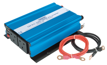 Draper IN1000 12V DC-AC Inverter, 1000W - Code: 23245 - Pack Qty 1