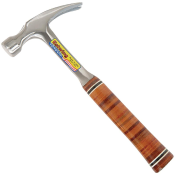 Estwing E12S Straight Claw Hammer with Leather Grip, 12oz/336g - E12S - Code: 23500 - Pack Qty 1