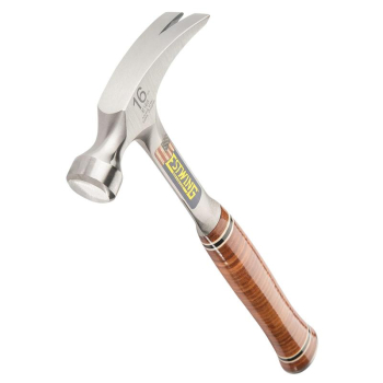 Estwing E16S Straight Claw Hammer with Leather Grip, 16oz/448g - E16S - Code: 23509 - Pack Qty 1