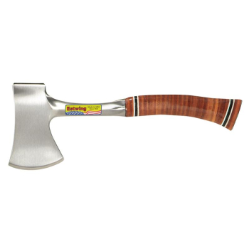 Estwing E24A Sportsman's Axe with Leather Grip, 2-3/4 inch /70mm - E24A - Code: 23520 - Pack Qty 1
