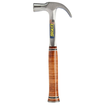 Estwing E24C Curved Claw English Pattern Hammer with Leather Grip, 24oz/672g - E24C - Code: 23522 - Pack Qty 1