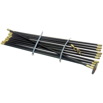 Draper DR Polypropylene Drain Rod Set, 9m (12 Piece) - Code: 23540 - Pack Qty 1