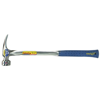 Estwing E3/25SM BIG BLUE Milled Face Straight Framing Hammer, 25oz/700g, 18 inch  - E3/25SM - Code: 23571 - Pack Qty 1