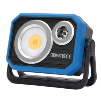 Draper WL1000 COB XPG Rechargeable Work Light and Powerbank, 10W, 1000 Lumens, USB-C Cable Supplied - Code: 23847 - Pack Qty 1