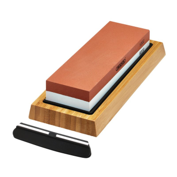 Draper SW16 Double Sided Whetstone Sharpening Stone with Non-Slip Base and Angle Guide, 1000/6000 Grit - Code: 23949 - Pack Qty 1
