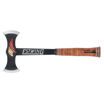 Estwing EDBA Black Eagle Double Bit Axe with Leather Grip, 17 inch  - EDBA - Code: 24057 - Pack Qty 1