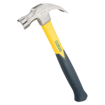 Estwing EMRF20C Sure Strike Curved Claw Hammer with Fibreglass Handle, 20oz/567g - EMRF20C - Code: 24082 - Pack Qty 1
