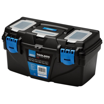 Draper PT16 Plastic Toolbox with Tote Tray, 16 inch  - Code: 24197 - Pack Qty 1