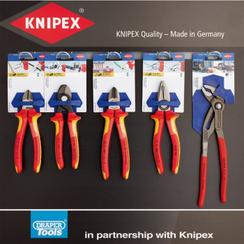 Draper KSLATWALL1 KNIPEX Profile for Slat Wall - Range Option 1 (16 Piece) - Code: 24203 - Pack Qty 1