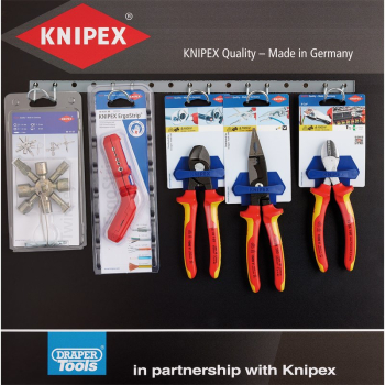 Draper KSLATWALL3 KNIPEX Profile for Slat Wall - Range Option 3 (11 Piece) - Code: 24207 - Pack Qty 1