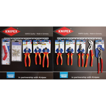Draper KSLATWALL4 KNIPEX Profile for Slat Wall - Range Option 4 (20 Piece) - Code: 24213 - Pack Qty 1