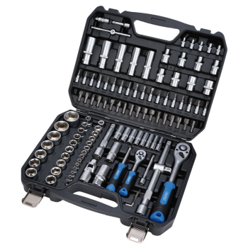 Draper MIXSS110 Draper HI-TORQ® Metric Socket and Bit Set, 1/4 inch  and 1/2 inch  Sq. Dr. (110 Piece) - Code: 24230 - Pack Qty 1