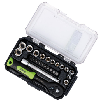Draper 1/4SS25 Draper HI-TORQ® Metric Socket and Bit Set, 1/4 inch  Sq. Dr. (25 Piece) - Code: 24233 - Pack Qty 1
