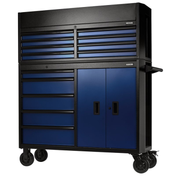 Draper B200-52C-BL/52R BUNKER® 13 Drawer Combined Roller Cabinet and Tool Chest, 52 inch , Blue - Code: 24254 - Pack Qty 1