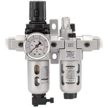 Draper ALFRL1 Draper Expert 1/4 inch  BSP Combined Filter/Regulator/Lubricator Unit (FRL) - Code: 24326 - Pack Qty 1