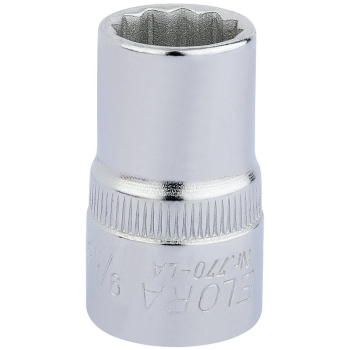 Draper 770-LA 9/16 Elora Bi-Hexagon Socket, 1/2 inch  Sq. Dr., 9/16 inch  - Code: 24369 - Pack Qty 1