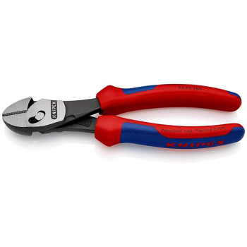 Draper 73 72 180 BK KNIPEX 73 72 180 TwinForce® High Performance Diagonal Cutter, 180mm - Code: 24378 - Pack Qty 1