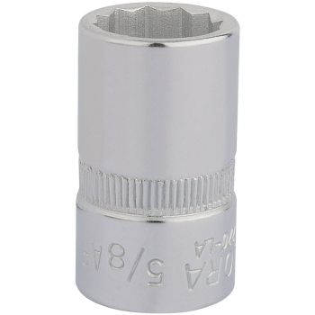 Draper 770-LA 5/8 Elora Bi-Hexagon Socket, 1/2 inch  Sq. Dr., 5/8 inch  - Code: 24385 - Pack Qty 1